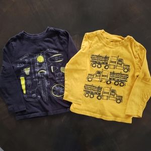 Boys Old Navy long sleeve shirts, size 4t